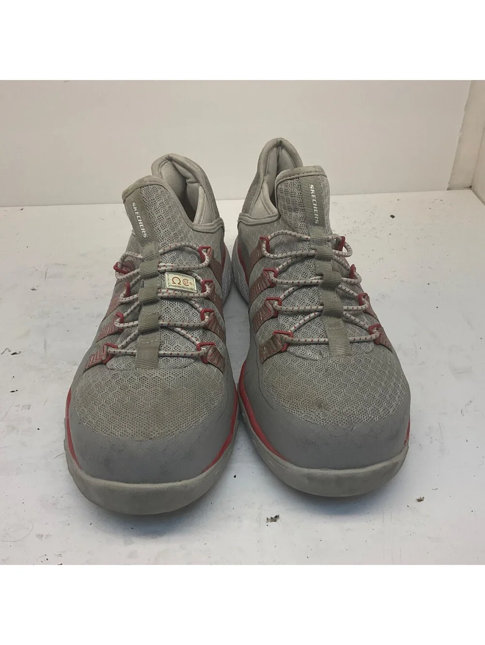 Skechers Women's Aluminum Toe SP Slip Resistant Work Shoes 99996596 Grey 10M